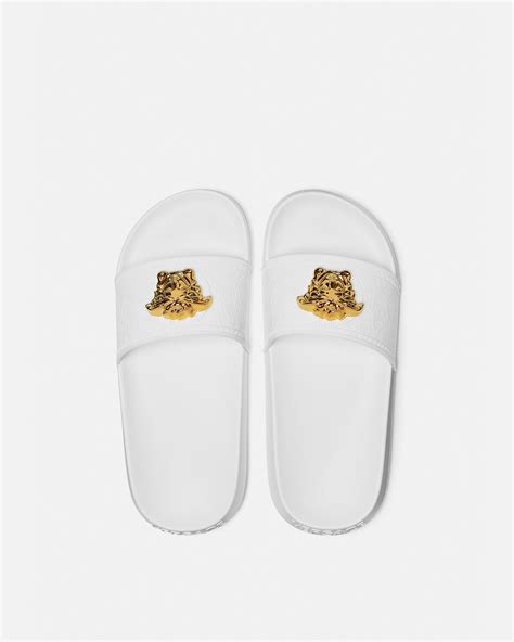 versace slide weiß|versace slides size 10.